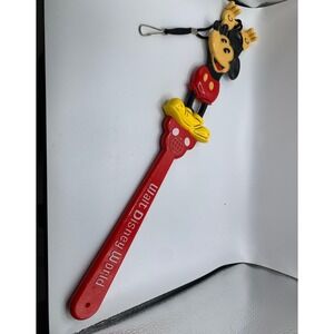 Vintage Disney Mickey Mouse Backscratcher Disneyland Walt Disney World Red #555
